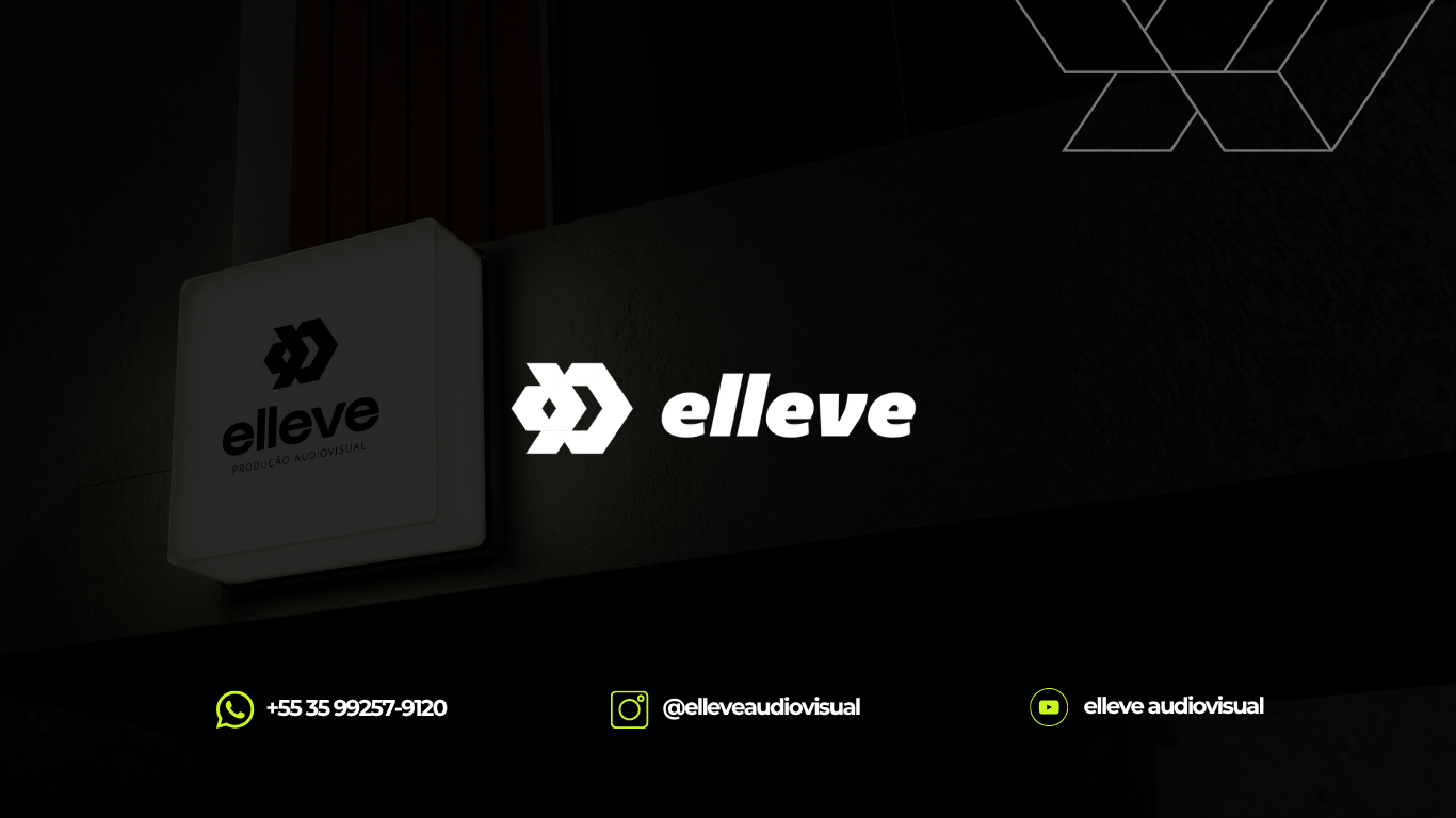Tela de contato da Elleve com WhatsApp, Instagram e YouTube.